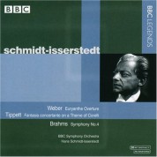 Hans Schmidt-Isserstedt: Tippett, Brahms, Weber - CD