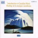 Introduction To Canadian Music - CD