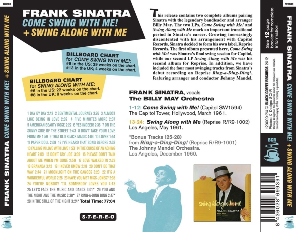 Frank Sinatra: Come Swing With Me! + Swing Along With Me (4 Bonus Tracks) - CD Foto #2