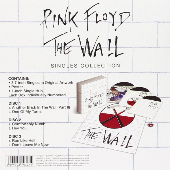 Pink Floyd: The Wall Singles - Plak Foto #2
