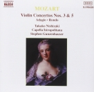 Takako Nishizaki, Wolfgang Amadeus Mozart, Capella Istropolitana, Stephen Gunzenhauser: Mozart: Violin Concertos Nos. 3 and 5 - CD Foto #1