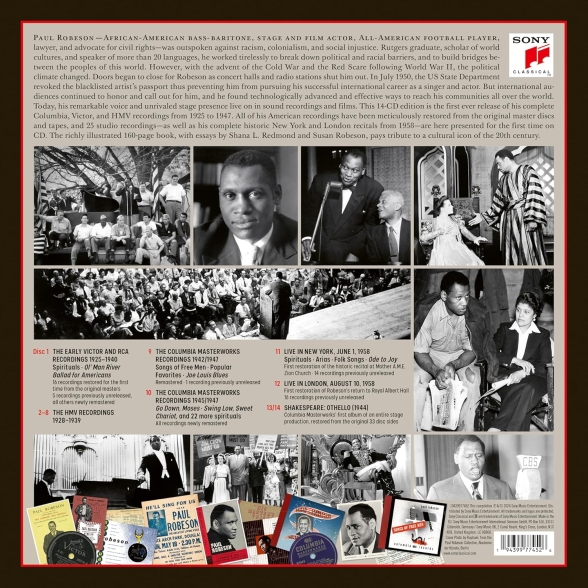 Paul Robeson: Voice of Freedom: His Complete Columbia, RCA, HMV and Victor Recordings - CD Foto #2
