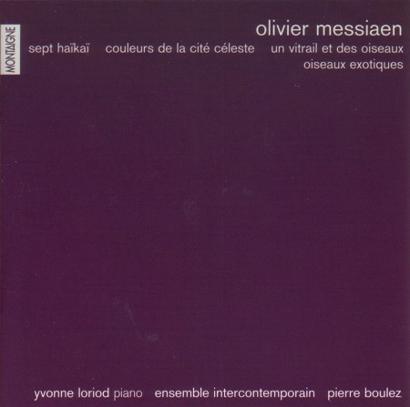 Ensemble Intercontemporain: Messiaen: Oiseaux Exotiques - CD