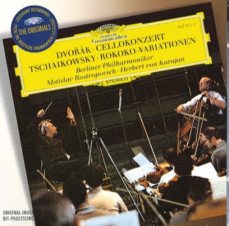 Berliner Philharmoniker, Herbert von Karajan, Mstislav Rostropovich: Dvořák/ Tchaikovsky: Cello Concerto - CD