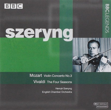 Henryk Szeryng, English Chamber Orchestra: Mozart, Vivaldi: Violin Concerto No. 3, The Four Seasons - CD