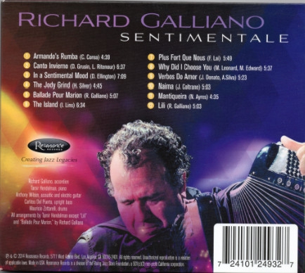 Richard Galliano: Sentimentale - CD Foto #2