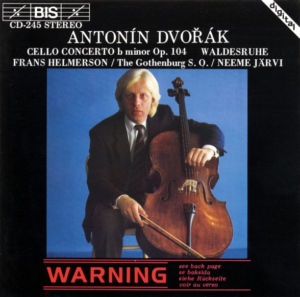 Frans Helmerson, Gothenburg Symphony Orchestra, Neeme Järvi: Dvorak: Cello Concerto - CD Foto #1