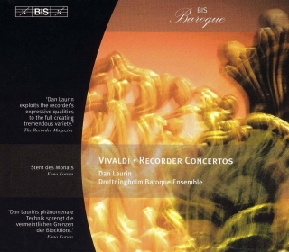 Dan Laurin, Drottningholm Baroque Ensemble: Vivaldi: Recorder Concertos - CD