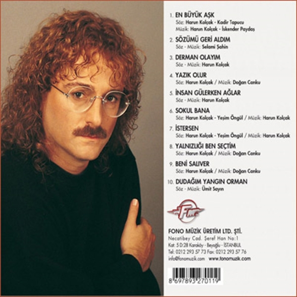 Harun Kolçak: En Büyük Aşk - CD Foto #2