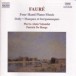 Faure: Piano Music for Four Hands - CD