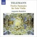 Telemann, G.P.: 12 Fantasies for Solo Violin - CD