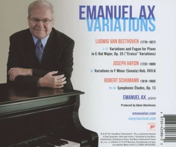 Emanuel Ax: Variations - CD Foto #2