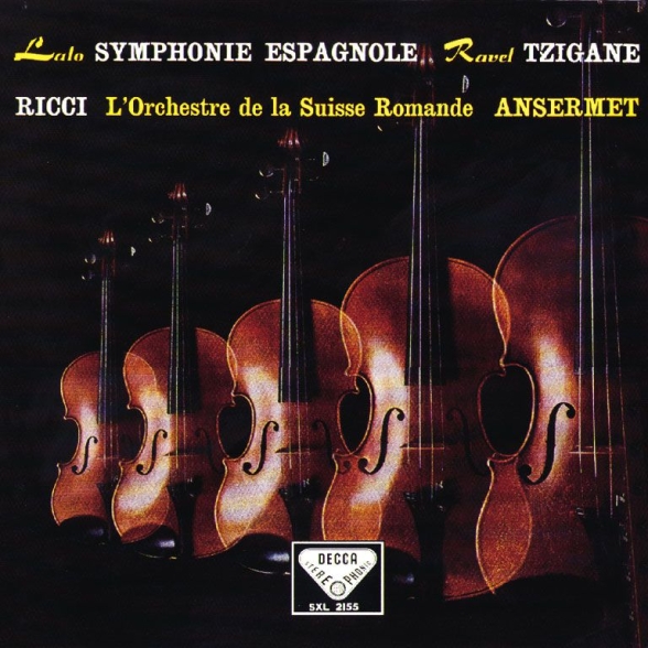 Ruggiero Ricci, Orchestre de la Suisse Romande, Ernest Ansermet - Lalo: Symphonie espagnole / Ravel: Tzigane