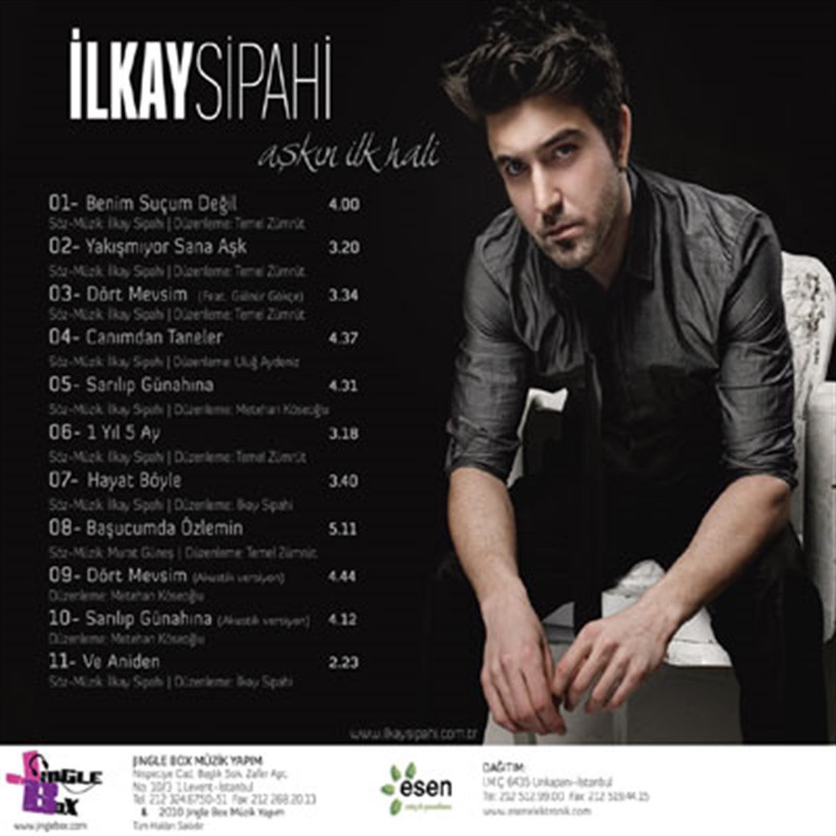 İlkay Sipahi Aşkın İlk Hali CD Opus3a