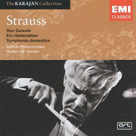 Mstislav Rostropovich, Ulrich Koch, Berliner Philharmoniker, Herbert von Karajan: Strauss: Symphonic Poems (Don Quixote, Sinfonia Domestica, Ein Heldenleben) - CD