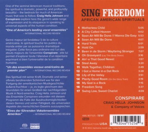 Conspirare, Craig Hella Johnson: Sing Freedom! - SACD Foto #2