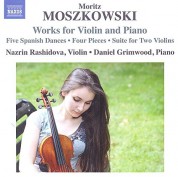 Nazrin Rashidova, Daniel Grimvood: Moszkowski: Works for Violin and Piano - CD