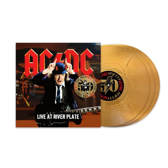 AC/DC Live At River Plate (50th Anniversary - Gold Vinyl) - Plak Foto #2
