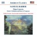 Barber: Piano Concerto / Die Natali / Medea's Meditation - CD