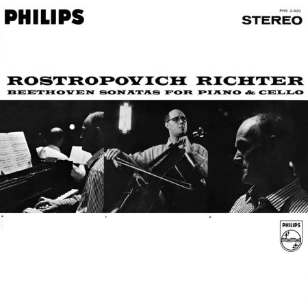 Mstislav Rostropovich, Sviatoslav Richter: Beethoven: Sonatas For Piano & Cello - Plak