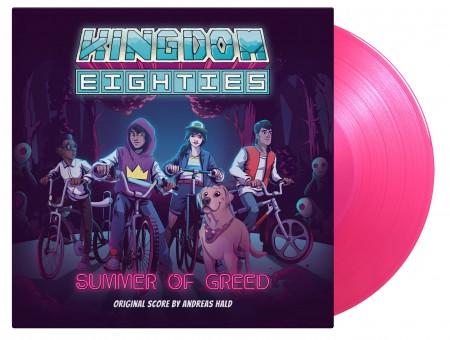 Andreas Hald: Kingdom Eighties (Original Game Score by Andreas Hald - Limited Numbered Edition - Translucent Magenta Vinyl) - Plak