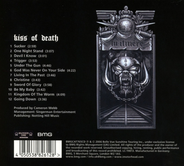 Motörhead: Kiss Of Death - CD Foto #2