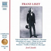 Liszt: Scherzo and March / 3 Liebestraume / Berceuse - CD