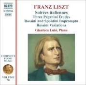 Gianluca Luisi: Liszt, F.: Soirees Italiennes / Paganini Etudes / Impromptu Brillant Sur Des Themes De Rossini Et Spontini - CD