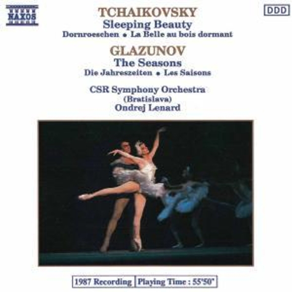 Bratislava CSR Symphony Orchestra: Tchaikovsky, Glazunov: Sleeping Beauty, The Seasons - CD Foto #1