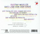 Piotr Beczala, Christian Gerhaher, Gerold Huber: Mahler: Das Lied von der Erde - CD Foto #2