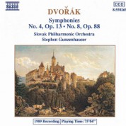 Dvorak: Symphonies Nos. 4 and 8 - CD