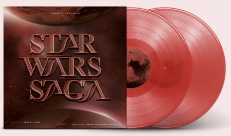 The City of Prague Philharmonic Orchestra: Music From The Star Wars Saga. Episodes I, II, III, IV, V, VI (Translucent Red Vinyl) - Plak