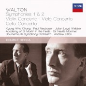 Walton: Symphonies 1 & 2; Violin Concerto; Viola Concerto; Cello Concerto - CD