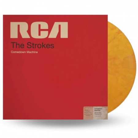 The Strokes: Comedown Machine (Limited Edition - Yellow/Red Marbled ...