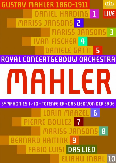 Concertgebouw Orchestra Amsterdam: Mahler: Symphonie Nos.1-10 - DVD