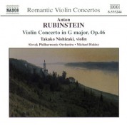 Takako Nishizaki: Rubinstein: Violin Concerto - Cui: Suite Concertante - CD