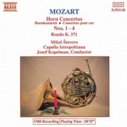 Milos Stevove: Mozart: Horn Concertos Nos. 1-4 / Rondo in E-Flat Major - CD