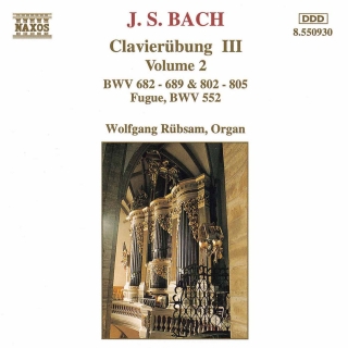 Wolfgang Rubsam: Bach: Clavierubung, Part III, Vol. 2 - CD