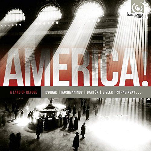 Jerusalem Quartet, Rochester Philharmonic Orchestra, Frederic Chiu, RIAS Kammerchor, Daniel Reuss: AMERICA! vol.1. "A Land of refuge" - CD Foto #1