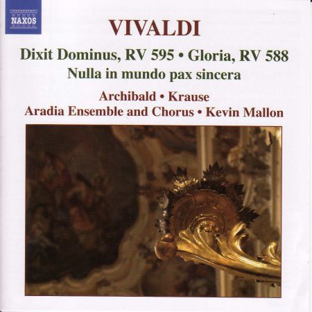 Aradia Ensemble: Vivaldi, A.: Sacred Music, Vol. 1 - CD