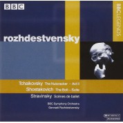 Gennadi Roshdestvensky, BBC Symphony Orchestra: Tchaikovsky, Shostakovich, Stravinsky: The Nutcracker, Act 2, The Bolt - Suite, Scenes de ballet - CD