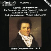 Elisabeth Westenholz, Collegium Musicum Copenhagen, Michael Schønwandt: Beethoven: Piano Concertos Nos.1 & 3 - CD