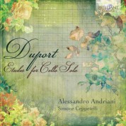 Alessandro Andriani, Simone Ceppetelli: Duport: Etudes for Cello Solo - CD