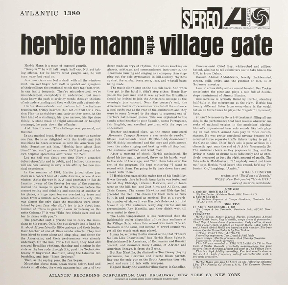 Herbie Mann: At The Village Gate - Plak Foto #2