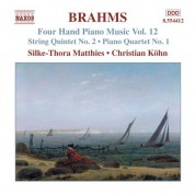 Christian Kohn, Silke-Thora Matthies: Brahms: Four-Hand Piano Music, Vol. 12 - CD