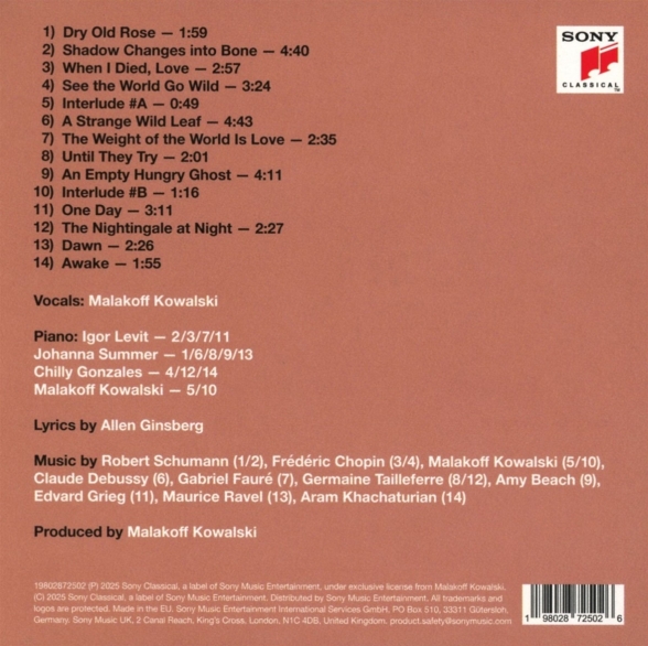 Malakoff Kowalski: Songs with Words - CD Foto #2