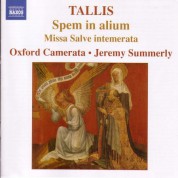 Jeremy Summerly: Tallis, T.: Spem in alium - Missa Salve intemerata - CD