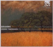 Cedric Tiberghien, Jiří Bĕlohlávek, BBC Symphony Orchestra: Piano Concerto No 1: Haydn Variations - CD