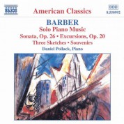 Barber: Piano Sonata, Op. 26 / Excursions / Souvenirs - CD