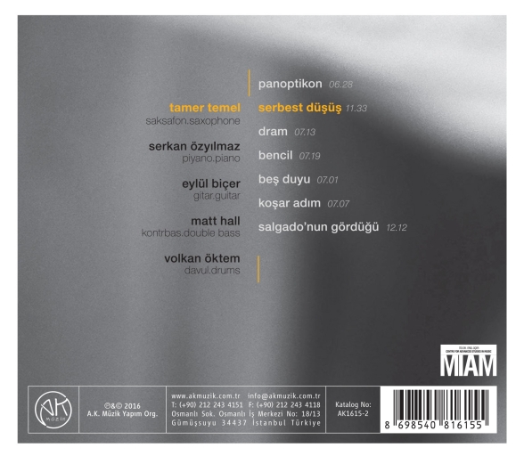 Tamer Temel: Serbest Düşüş - CD Foto #2